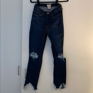 L’Agence ripped jeans